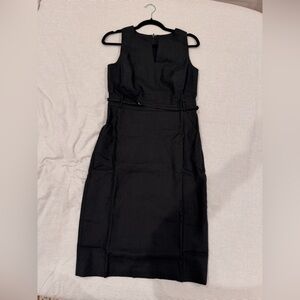 J. Crew Executive Dress in Stretch Linen Blend